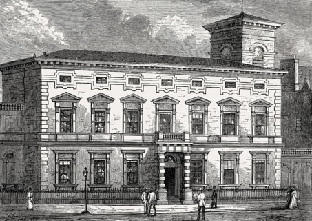 The new Corn Exchange building c.1850, Grassmarket, Edinburgh, Scotland, United Kingdom