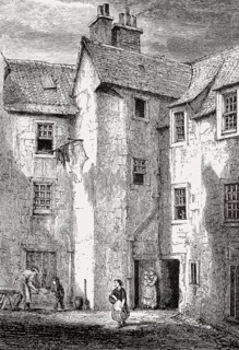 Clarinda house, Potterrow, Edinburgh, Scotland, 19th century