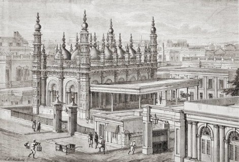 Ghulam Muhammed Mosque in Calcutta, west Bengal, India, Asia