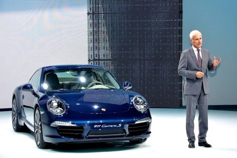 Matthias Müller Chairman of the Executive Board of Porsche