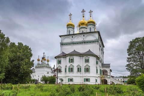 Assumption Cathedral in Joseph-Volokolamsk Monastery, Russia