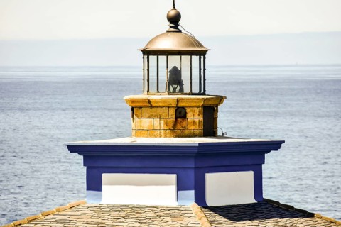 Church in greece, in north spain, galicia, spain