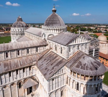 Cathedral and baptistery of Pisa, Italy