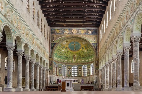 The Basilica of Sant' Apollinare in Classe is an important monument of Byzantine art near Ravenna,