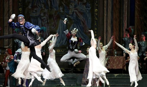 Sofia, Bulgaria - November 24, 2016: Artists of Moscow City Ballet are performing Romeo and Juliet