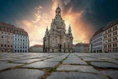 The Church of Our Lady is a baroque Protestant-Lutheran church and the defining monumental building