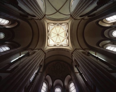 View into the crossing vault, St., Sankt, Saint