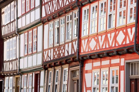 Half-timbered houses, Duderstadt, Lower Saxony, Germany