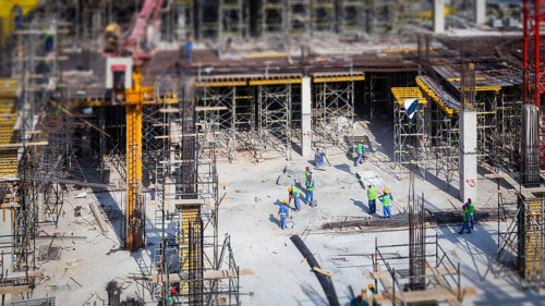 An image of a Construction site in Dubai