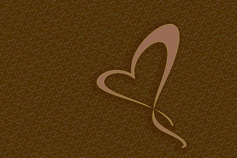 Elegant decorative heart pattern design for fabric, wallpaper, gift paper, banner, cover, poster,