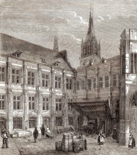 Chambre des Comptes, rue des Carmes, Paris, France, 19th century