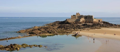 Fort National. Medieval fort in St Malo, Brittany