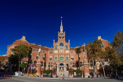 Hospital of the Holy Cross and Saint Paul (Hospital de la Santa Creu i Sant Pau) by Domènech, a