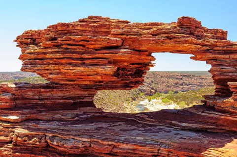 Nature?s Window and the Murchison River gorge, Kalbarri National Park, WA, Australia