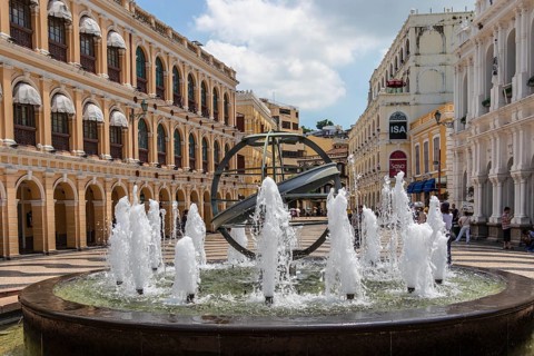 Senado Square (Largo do Senado) is a public square in Macau. It is located in the central area of
