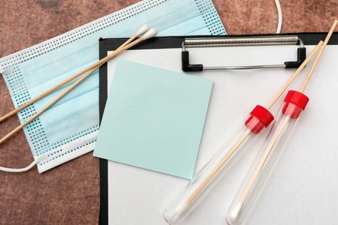 Writing Prescription Medicine Laboratory Testing And Analyzing Infections