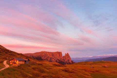 Sunrise in the Dolomites, Italy