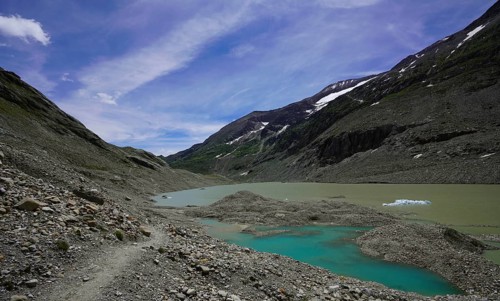 Pasterze, glacier, Austria, Großglockner, Großglockner High Alpine Road, Sandersee