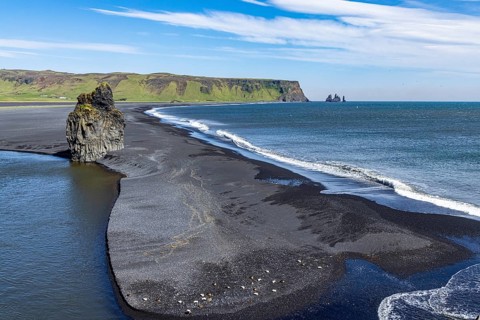 Dyrholaey Rock, south coast, Iceland