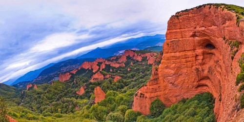 Las Médulas Historic Roman Gold-Mine, UNESCO Worl Heritage Site, Cultural Landscape, El Bierzo