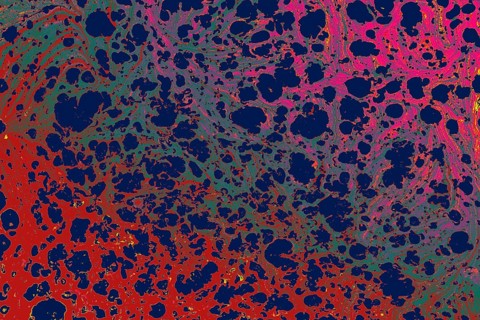 Ebru marble effect surface pattern design for print