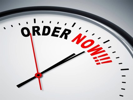 An image of a nice clock with order now