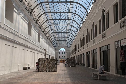 Passage of the revolution in merida, mexico