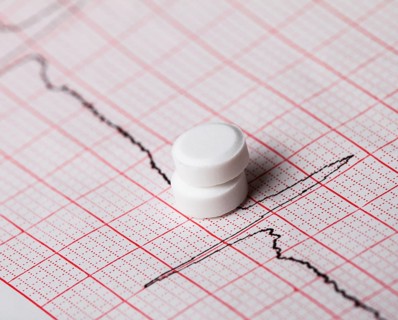 Cardiogram and nitroglycerin, the concept for strokes and heart attacks