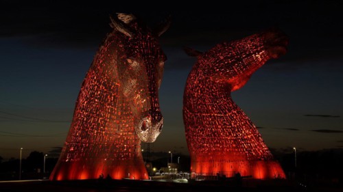 Scotland, The Kelpies in Falkirk, Falkirk