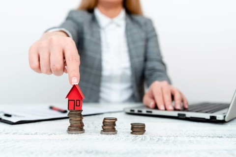 Discussing House Financing Plans, Explaining Housing Loans And Mortgage