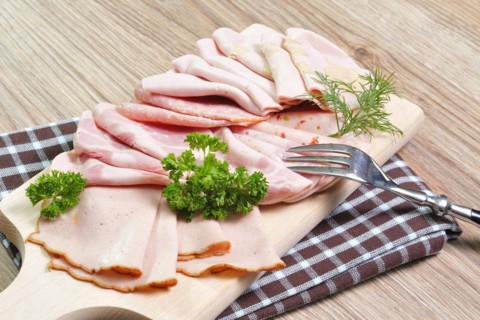 Cold cuts with decoration