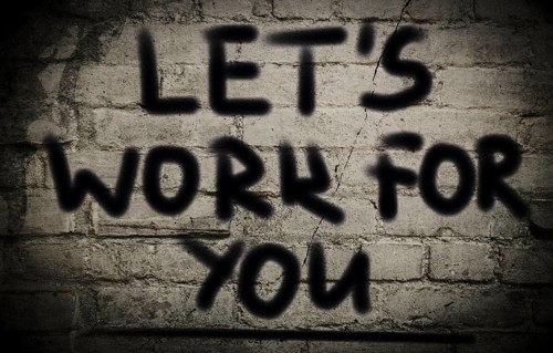 Let's Work For You Concept