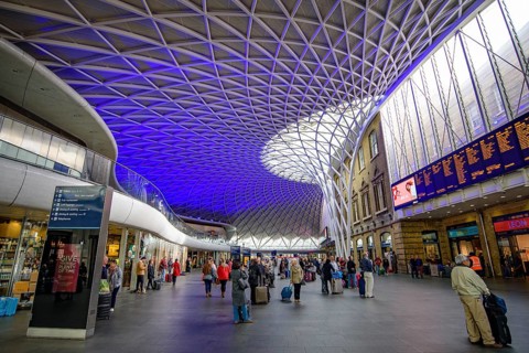 King's Cross railway station in London, United Kingdom