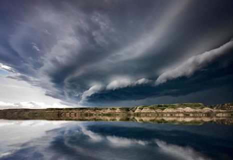 Prairie Storm Clouds Canada Saskatchewan Dramatic Summer