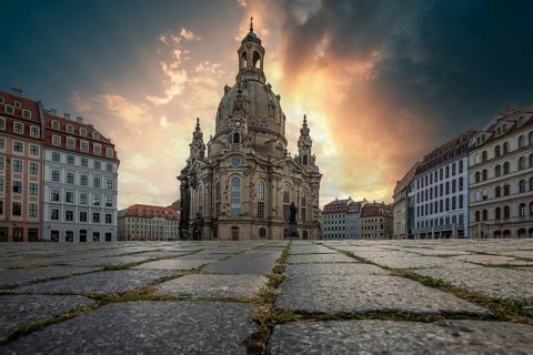 The Church of Our Lady is a baroque Protestant-Lutheran church and the defining monumental building