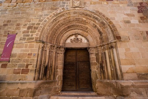 Iglesia de Santiago, 12th century Romanesque, Siguenza, Guadalajara, Spain
