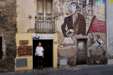 Historical murals in Orgosolo, Sardinia
