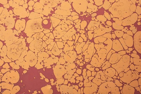 Beautiful abstract art of Ebru marbling painting techniques on water with paints