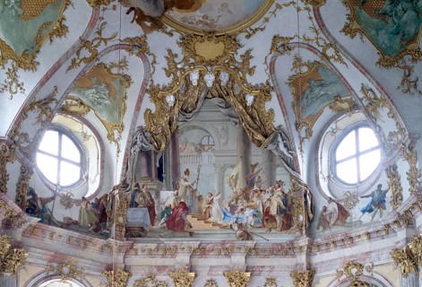Würzburg, Residence/ Imperial Hall, south wall