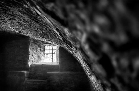 A cellar of an old castle, Germany