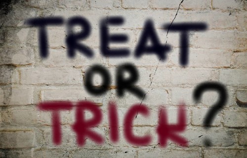 Treat Or Trick Concept