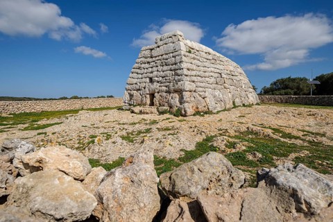Naveta des Tudons, prototalayotic, Ciutadella, Menorca, Balearic Islands, Spain