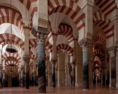 Mezquita-Catedral de Córdoba, interior, detail with superimposed arches, St., Saint, Saint