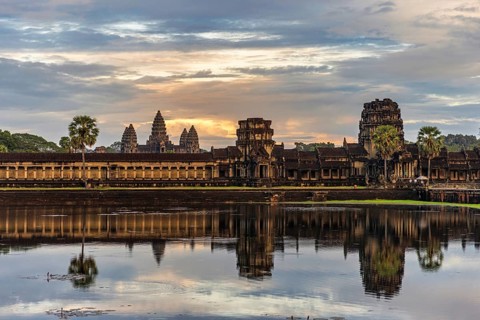 The amazing Angkor Wat temple in Cambodia