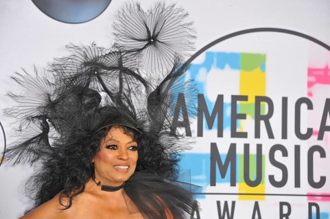 Diana Ross at the 2017 American Music Awards held at the Microsoft Theater in Los Angeles, USA on