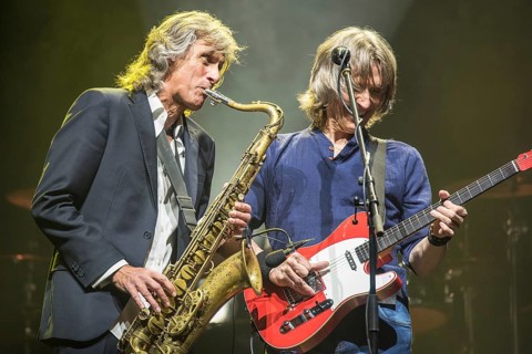 Wroclaw, Poland. 27th February, 2018. Concert of band Dire Straits Experience. Picture: Chris White