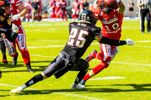 Footballspiel GFL ,Saarland Hurricanes vs. Marburg Mercenaries,11.Juni.2022