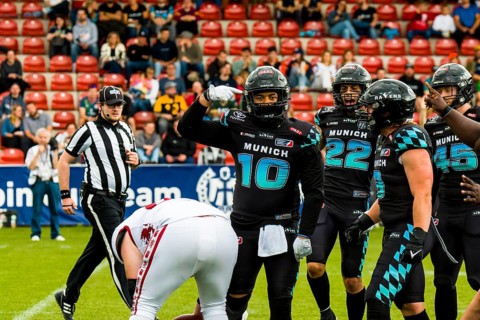 European League of Football, ELF/ Game: Prague Lions at Munich Ravens on 09. June. 2024, in the