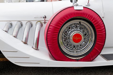 Automobile, vintage car, detail view, Province of Quebec, Canada