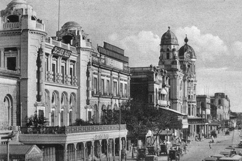 Chowringhee road, kolkata, west bengal, india, asia